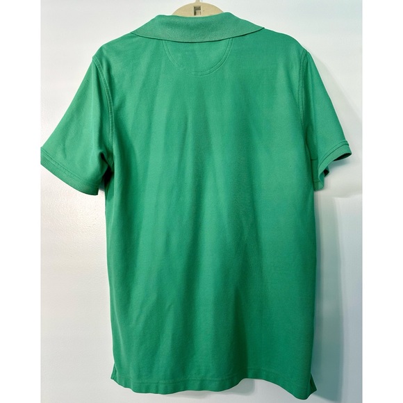 Men’s IZOD Advantage Green Performance Polo M – Winter Golf & Layering Shirt - Picture 4 of 4